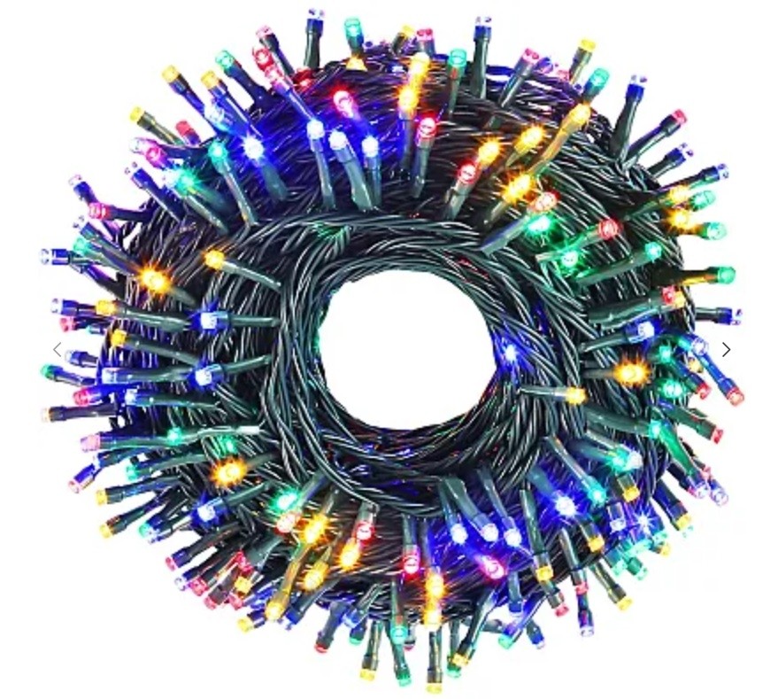 INSTALATIE LUMINOASA MULTICOLORA CU JOCURI DE LUMINI 50 METRI