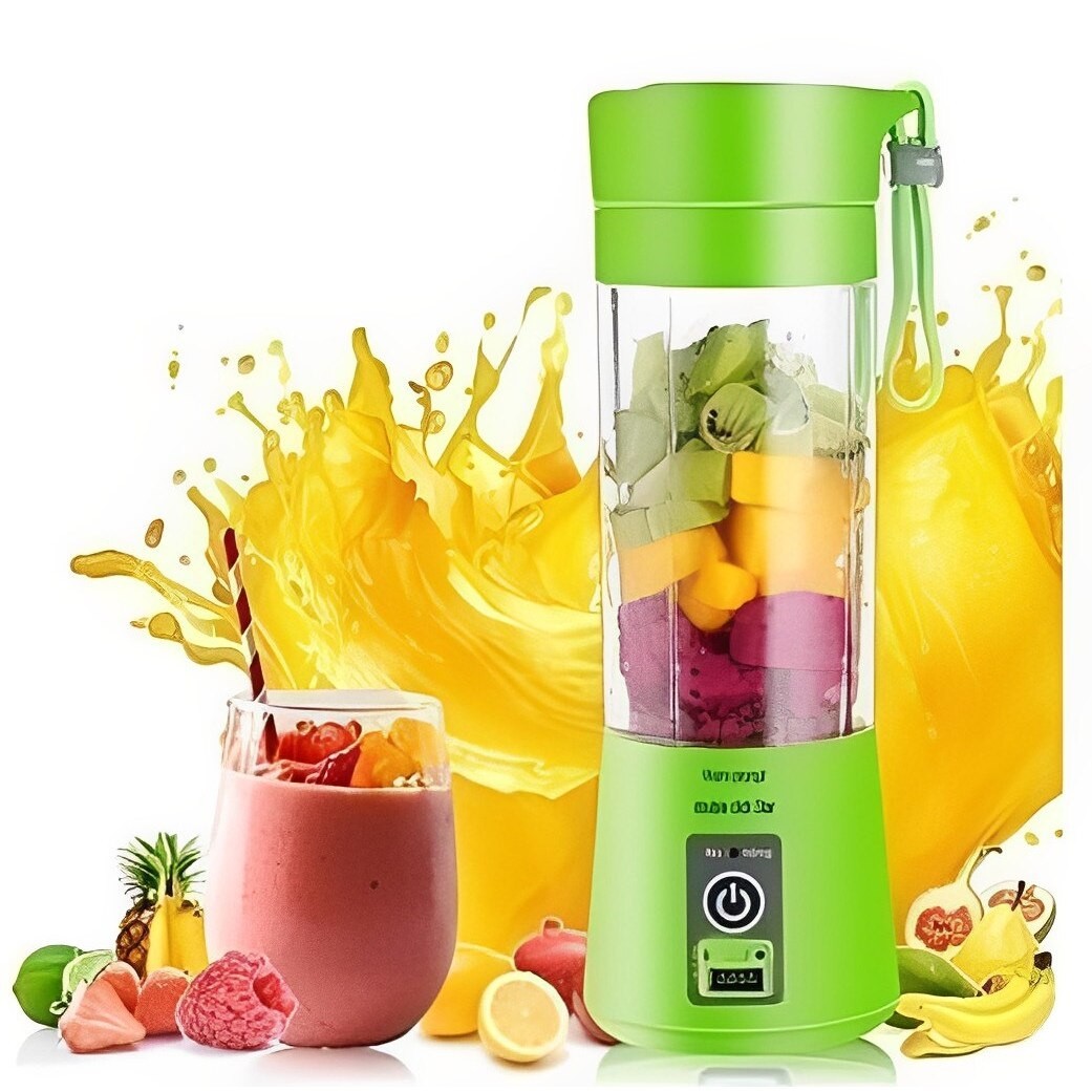 Mini blender portabil, conectat prin USB, electric cu acumulator