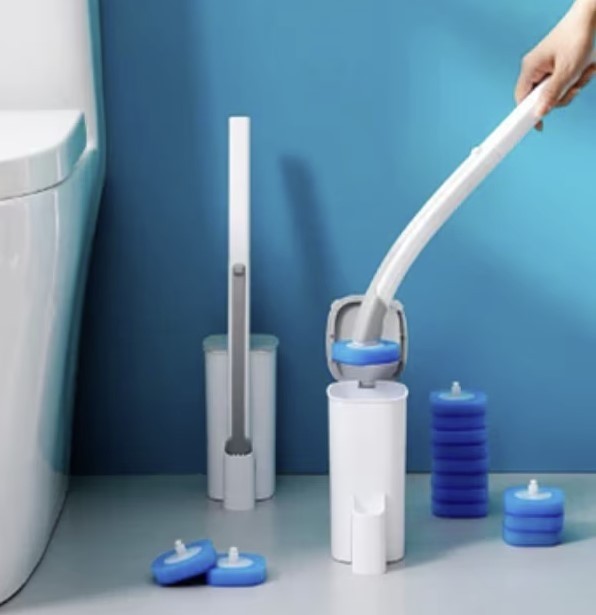 Perie pentru toaleta, Design premium, Alb