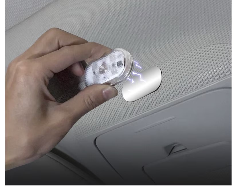 Bec LED interior auto, iluminare ambientala, incarcare USB
