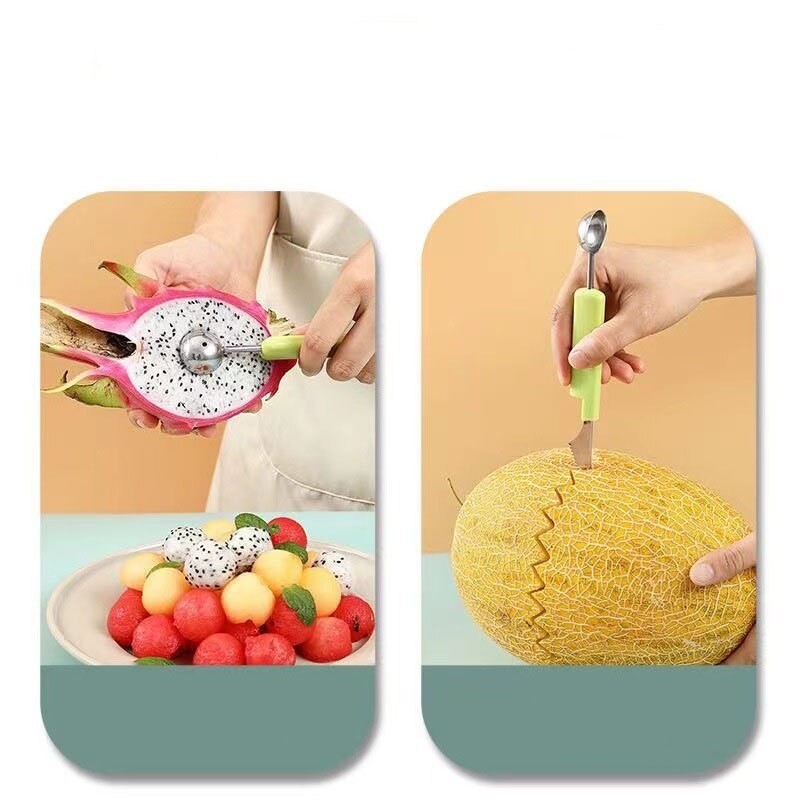 Unealta bucatarie pentru taiat si curatat fructe