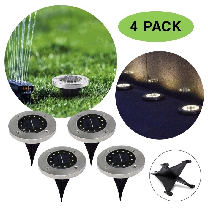 LUMINI SOLARE PENTRU GRADINA SI TERASA (4 BUCATI) – SOLARLED