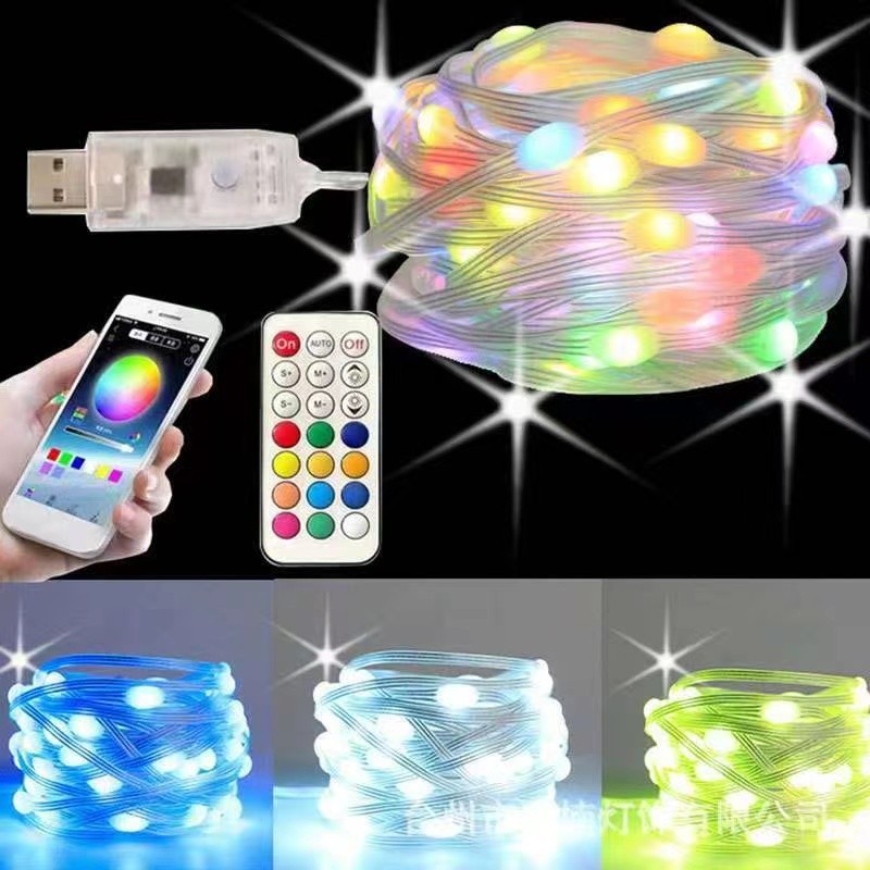 Banda Led RGB Led Strip cu lumina multicolora , IP65, 10 m, cu Telecomanda 24 taste ( Iluminat )
