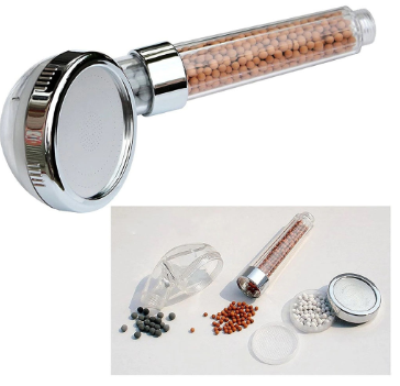 Cap de duș cu Filtru de minerale active, Ioni negativi și Trei funcții terapeutice