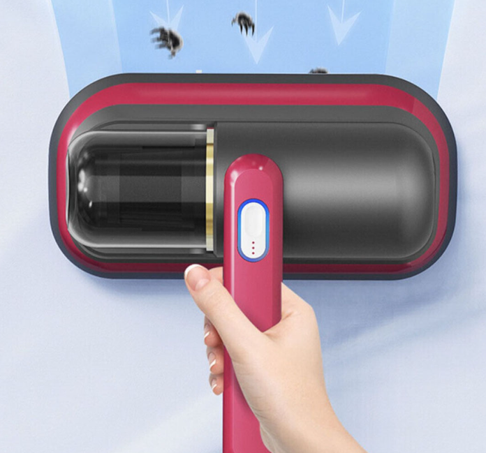 Aspirator Portabil Antiacarieni Si Praf Cu Acumulator, Putere 100W, Tehnologie UV-C, 8Kpa