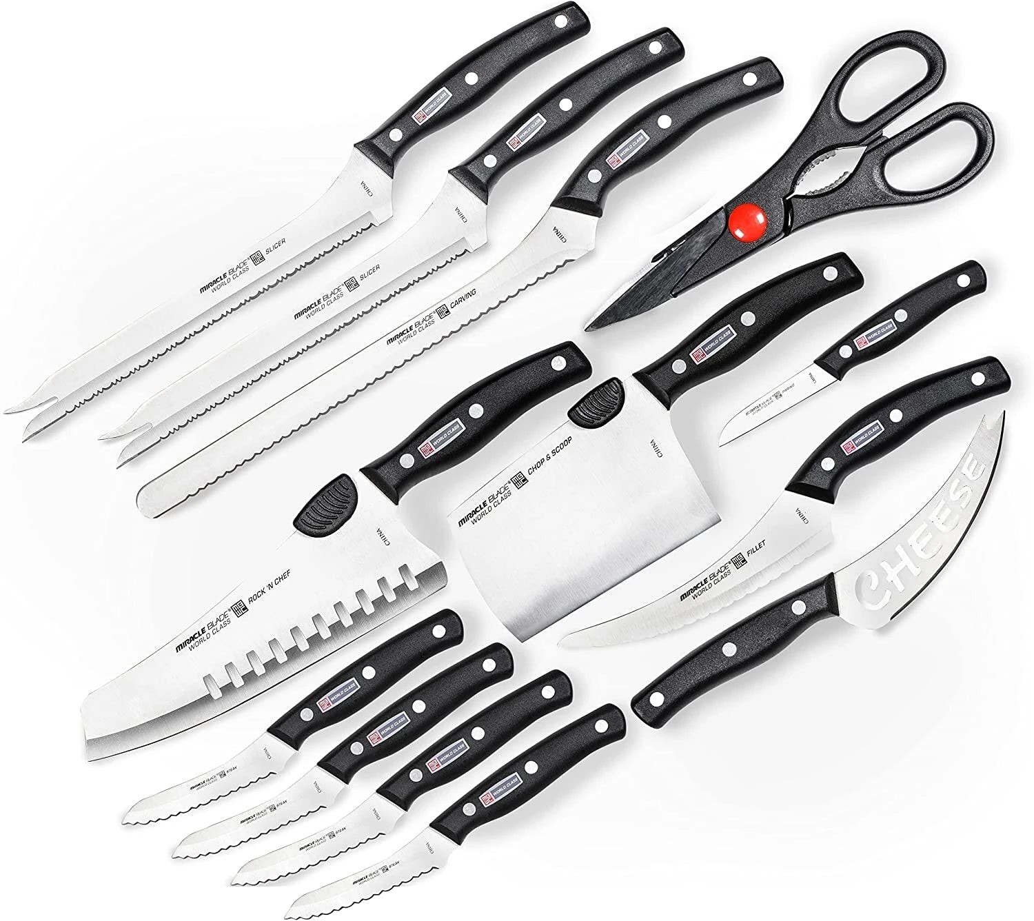 Set 13 Cutite profesionale Knife Blade Pro