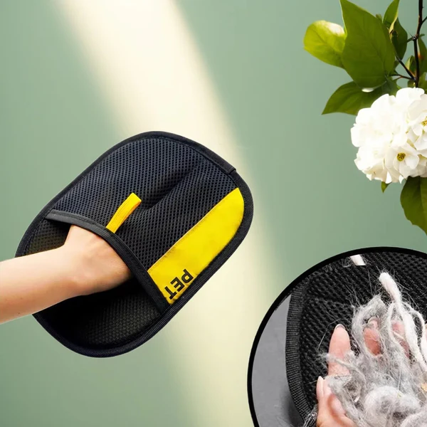 Set 1+1 - Mănușă Reutilizabilă pentru Curățarea Părului de Animale