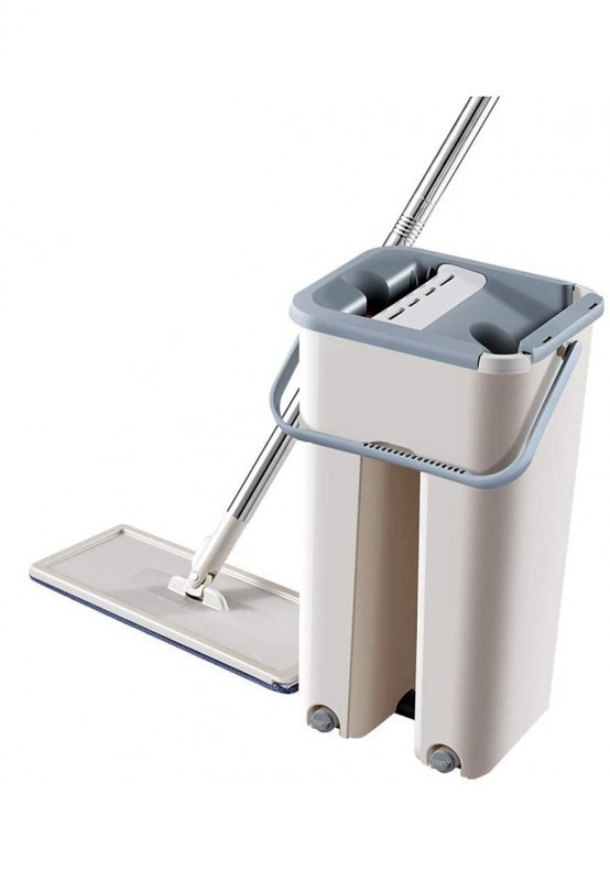 MOP PROFESIONAL, GALEATA CU 2 CUVE PENTRU SPALARE SI STOARCERE RAPIDA, ROTIRE 360 GRADE