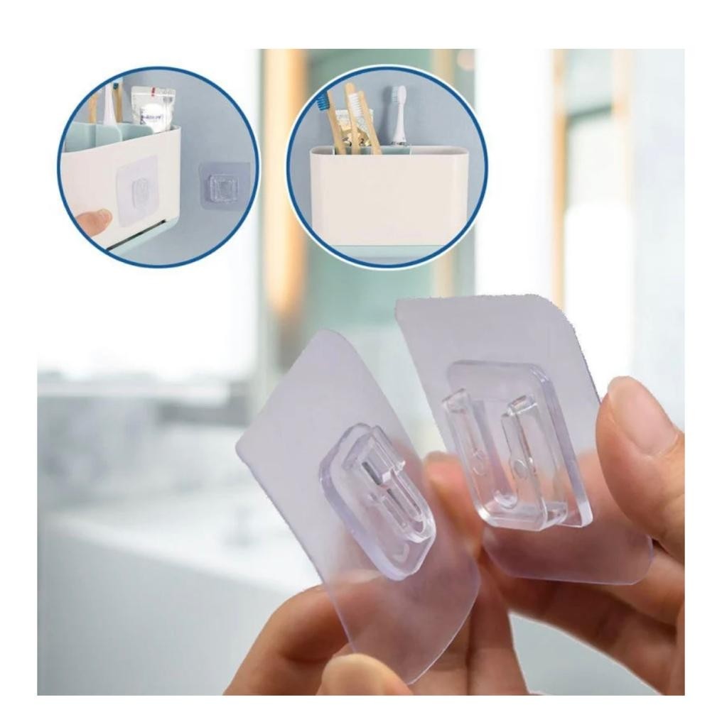 Set 12 dispozitive adezive pentru agatat si suspendat obiecte SMART DUBLI