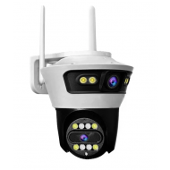 Camera Smart, Conexiune Wifi, 2 Lentile, Vizualizare Live In Aplicatie, Interior/Exterior