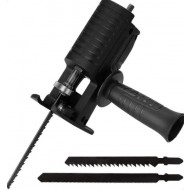 Adaptor Tip Fierastrau Pendular Pentru Bormasina, 3 Lame Pentru Lemn, Metal, PVC
