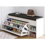 Mobilier din lemn pentru living, suport pentru pantofi, dulap depozitare pentru pantofi.