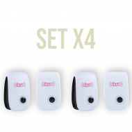 Set x4 Aparat cu ultrasunete Pest Repeller - Anti Rozatoare, Soareci, Insecte, Gandaci, Paianjeni, Purici etc